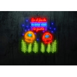 Neon led en el fondo sabes que te gusto, lightsandwires