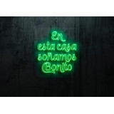 neon led en esta casa soñamos bonito, lightsandwires