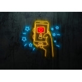 NEON LED SILUETA MOVIL, LIGHTSANDWIRES