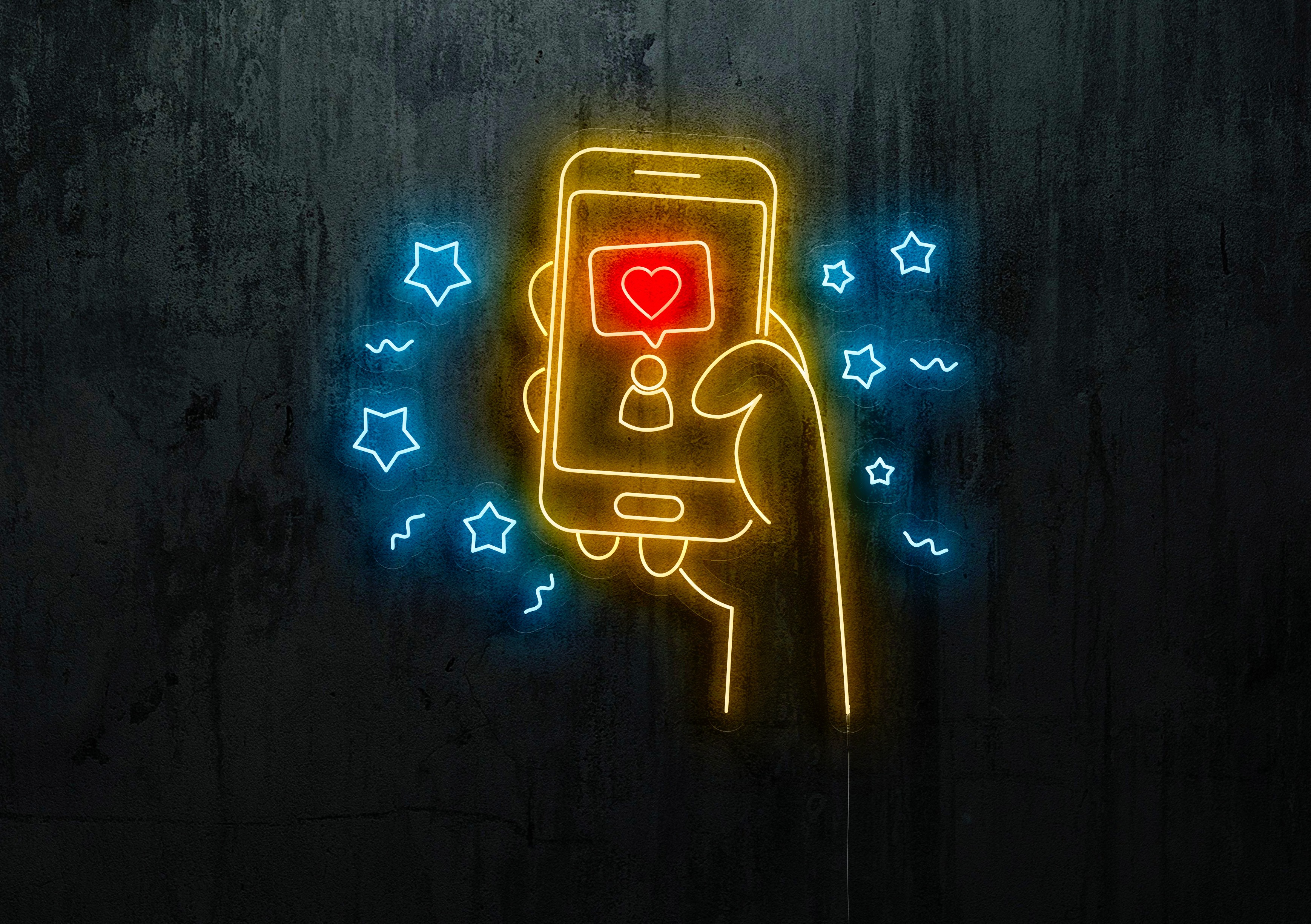 NEON LED SILUETA MOVIL, LIGHTSANDWIRES