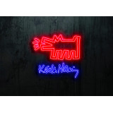 neon led keith harring, lightsandwires