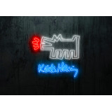 neon led keith harring, lightsandwires