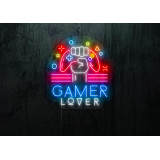 neon led game lover, lightsandwires