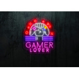 neon led game lover, lightsandwires