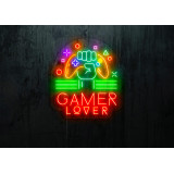 neon led game lover, lightsandwires