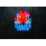 neon led game lover, lightsandwires