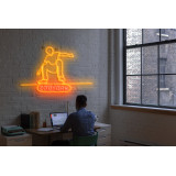 neon led skate, lightsandwires