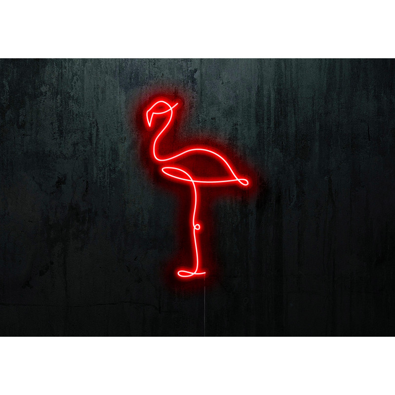 Neón Led "Silueta flamenco"lightsandwires