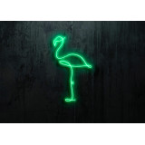 Neón Led "Silueta flamenco"lightsandwires