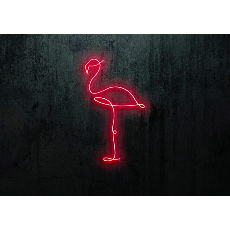 Neón Led "Silueta flamenco"lightsandwires