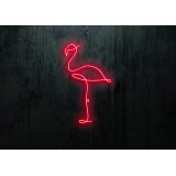 Neón Led "Silueta flamenco"lightsandwires