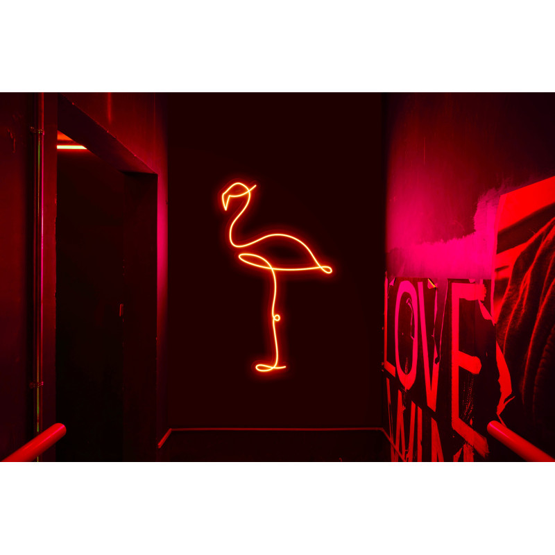 Neón Led "Silueta flamenco"lightsandwires