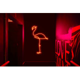 Neón Led "Silueta flamenco"lightsandwires