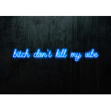 Neon Led "Bitch don´t kill my vibe" lightsandwires
