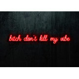 Neon Led "Bitch don´t kill my vibe" lightsandwires