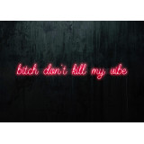 Neon Led "Bitch don´t kill my vibe" lightsandwires