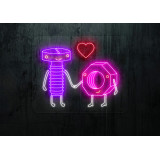 Neón Led "Tuercas con amor"lightsandwires