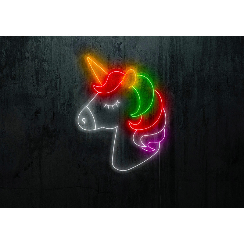 neon led unicornio by lightsandwires