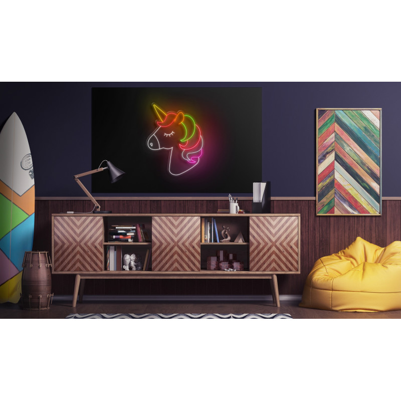 neon led unicornio by lightsandwires