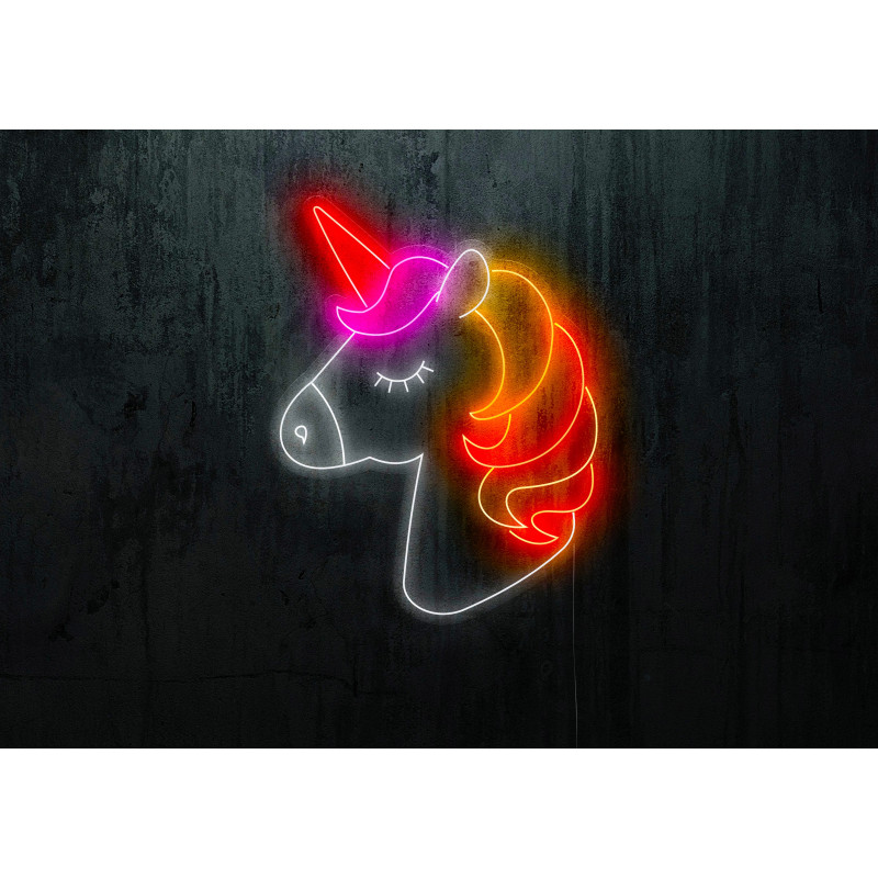 neon led unicornio by lightsandwires