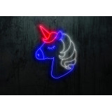 neon led unicornio by lightsandwires
