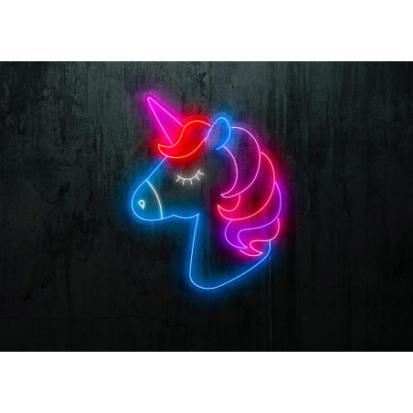 neon led unicornio by lightsandwires