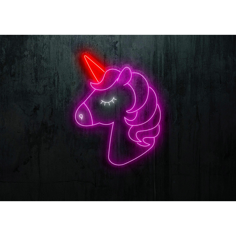 neon led unicornio by lightsandwires