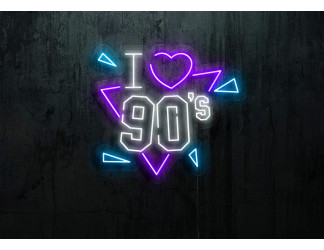 neon led i love90 lightsandwires