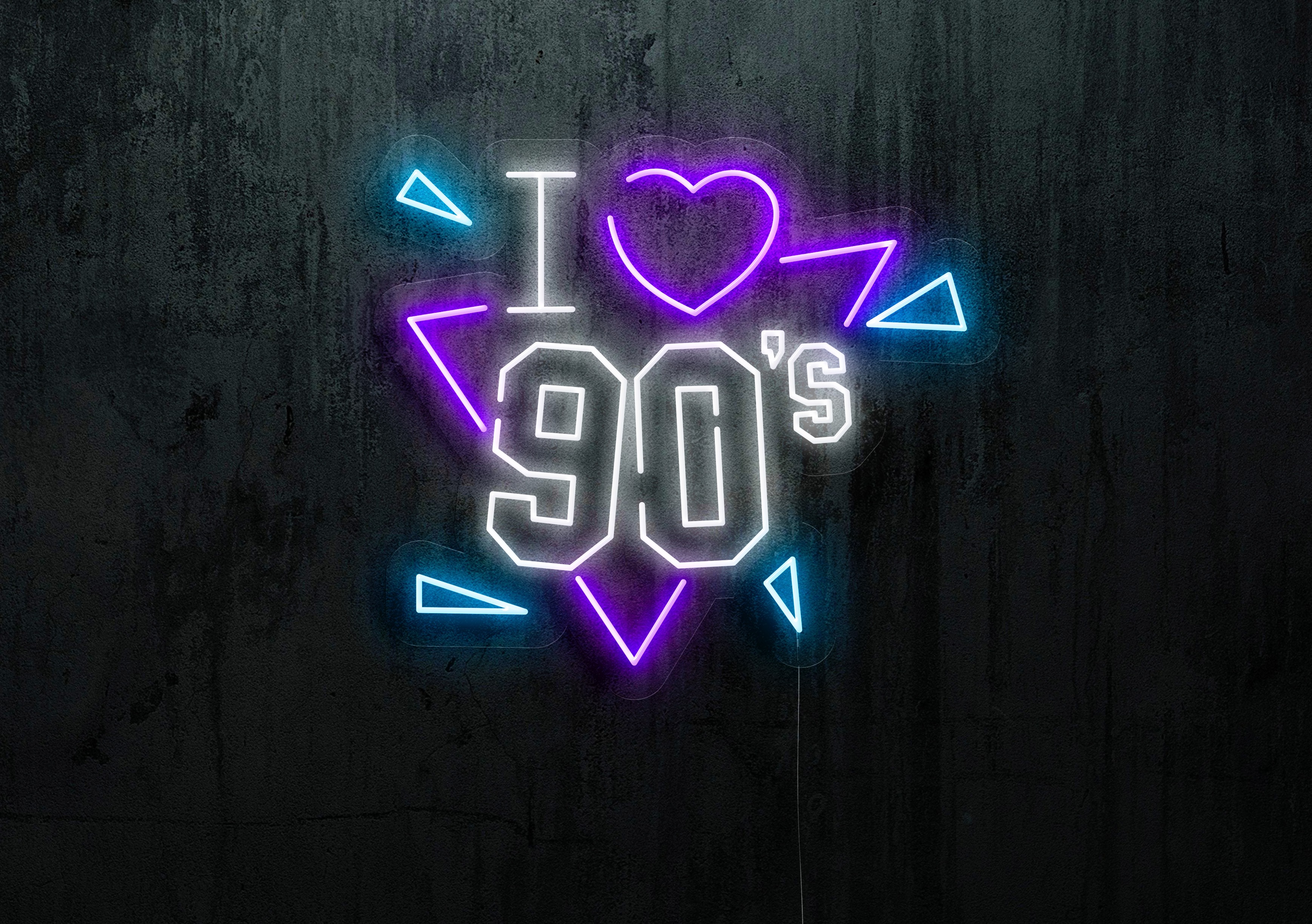 neon led i love90 lightsandwires