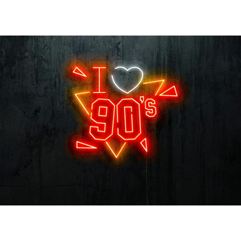 neon led i love90 lightsandwires