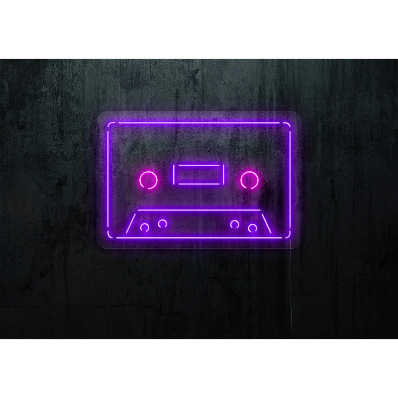 neon led cinta casette, ligthtsandwires