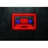 neon led cinta casette, ligthtsandwires