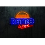 Neon led retro wave Lightsandwires