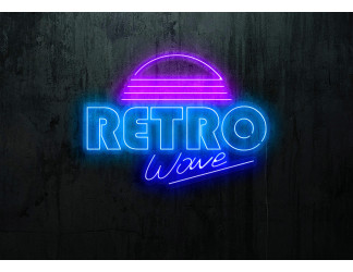 Neon led retro wave Lightsandwires