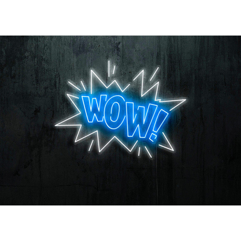 Carteles de Neón Led - Luces de neón "Wow"