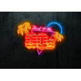 Carteles de Neón Led - Luces de neón "Back to the 80s"
