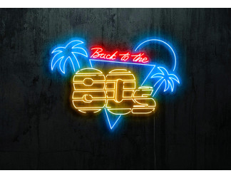 NEON LED BACK TO THE 80,LIGHTSANDWIRES