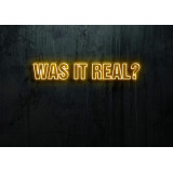 was it real, neon led lightsandwires