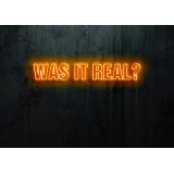 was it real, neon led lightsandwires