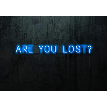 NEON LED ARE YOU LOST,LIGHTSANDWIRES (1)