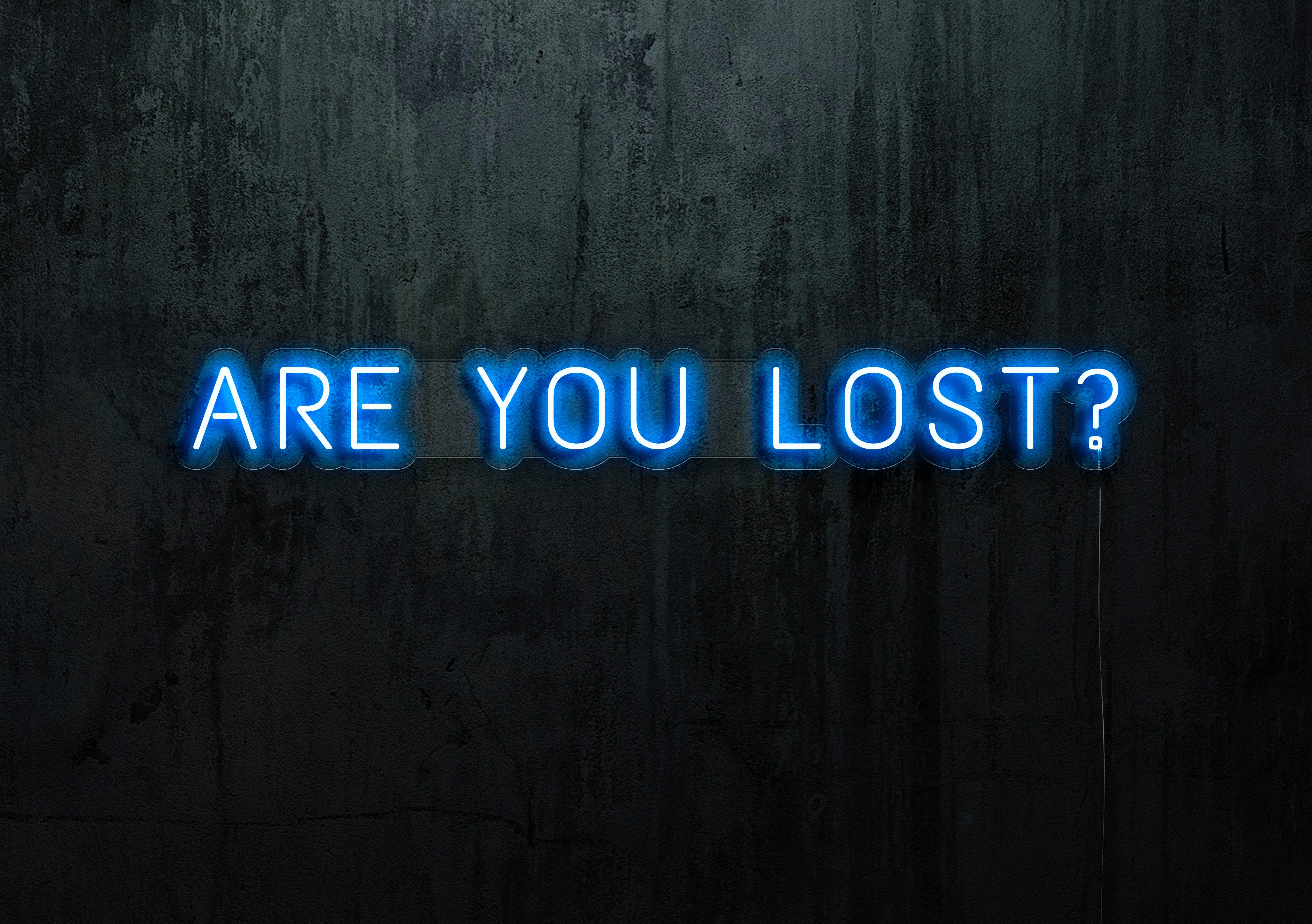 NEON LED ARE YOU LOST,LIGHTSANDWIRES (1)