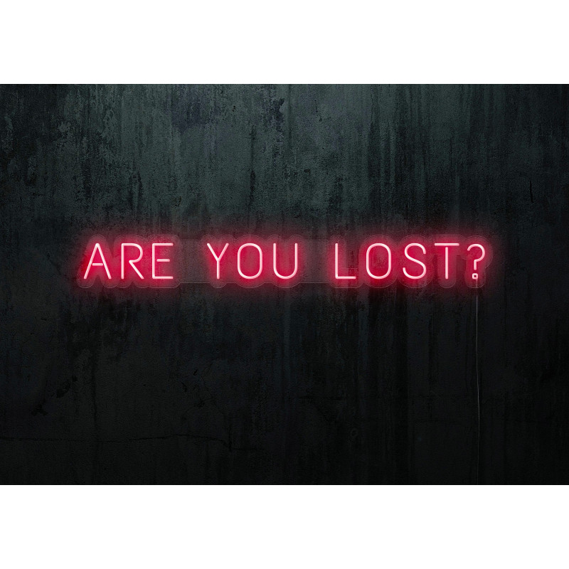 NEON LED ARE YOU LOST,LIGHTSANDWIRES (1)
