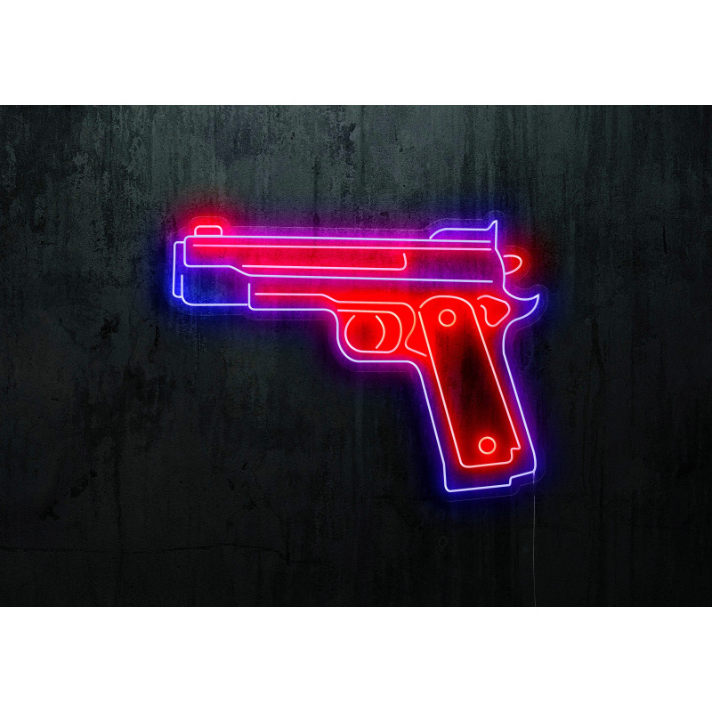 neon led pistola, lightsandwires
