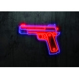 neon led pistola, lightsandwires