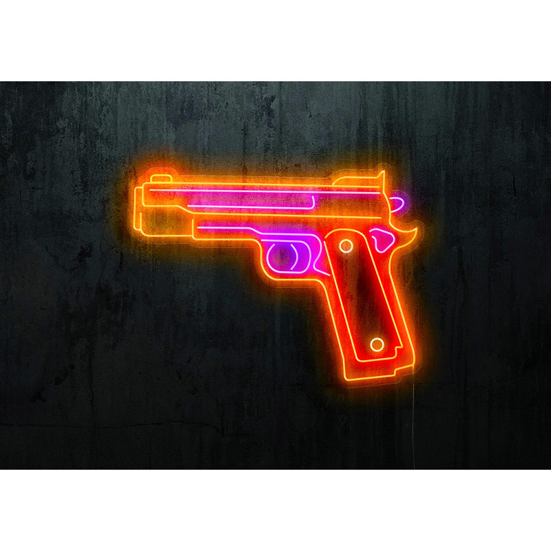 neon led pistola, lightsandwires