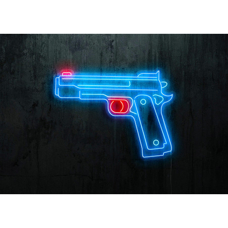 neon led pistola, lightsandwires