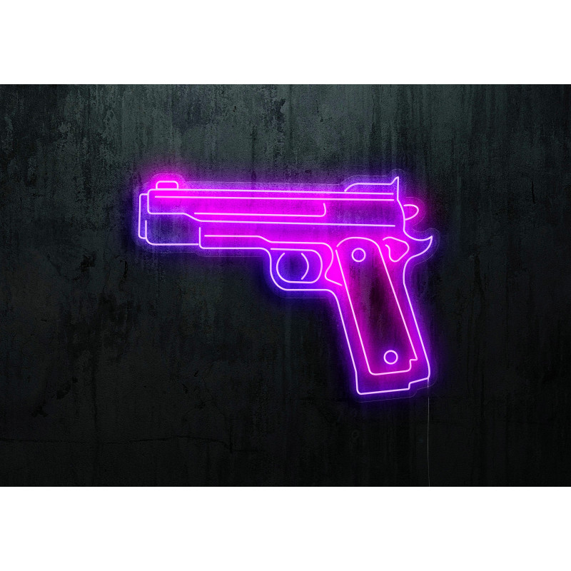 neon led pistola, lightsandwires