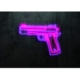 neon led pistola, lightsandwires