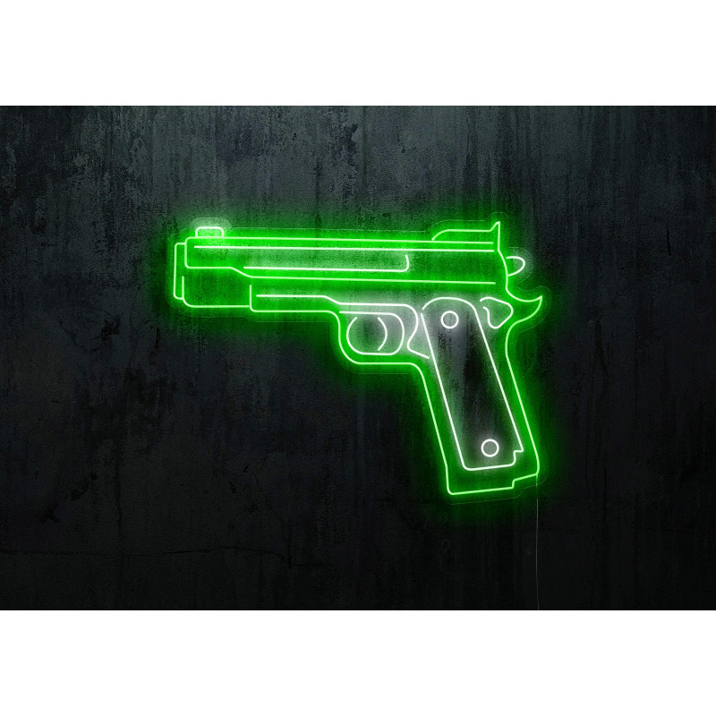 neon led pistola, lightsandwires