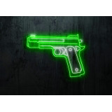 Carteles de Neón Led - Luces de neón "Pistola"